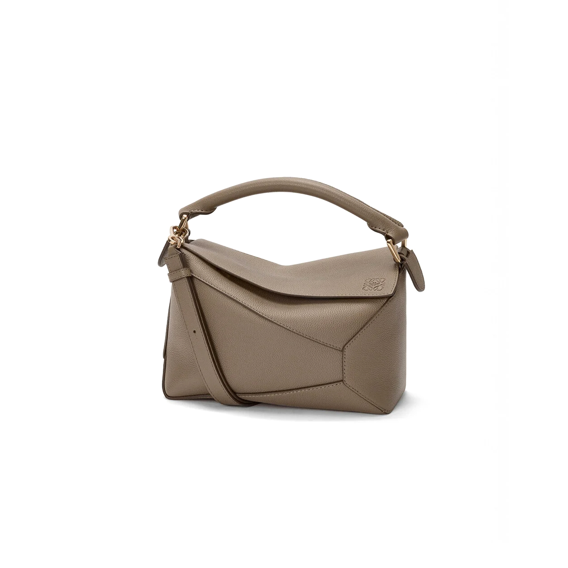 LOEWE SMALL PUZZLE EDGE BAG IN SOFT GRAINED CALFSKIN A510P60XAW (24*16.5*10.5cm)